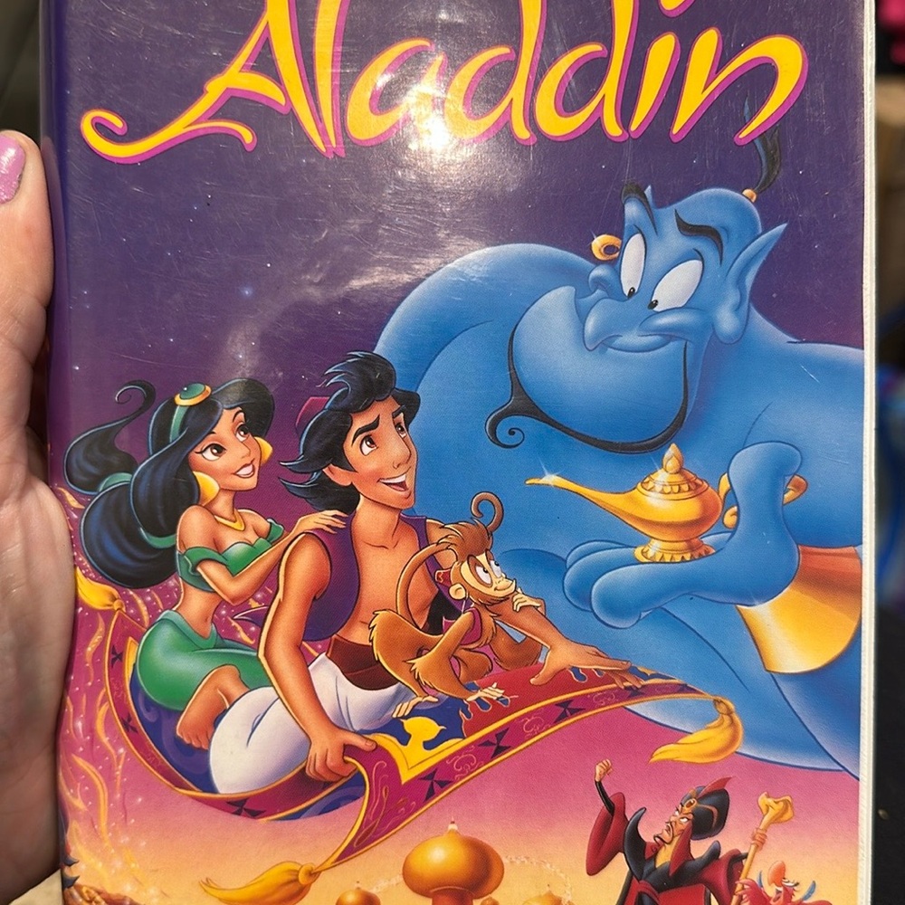 Disney Aladdin 1st Edition VHS GUC